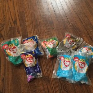 McDonald’s beanie babies 1998. Missing 1,2,3,6,9